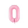 Large Foil Balloon Pink Number 0 – 86 cm