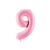 Grande Palloncino in Foil Rosa Numero 9 – 86 cm