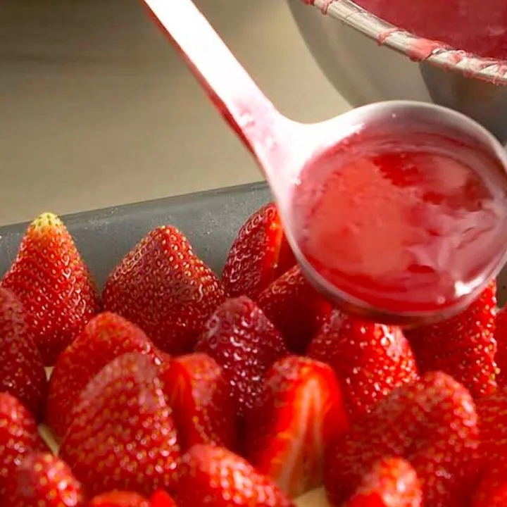 Glassa per torte rossa 12 g, 3 pezzi