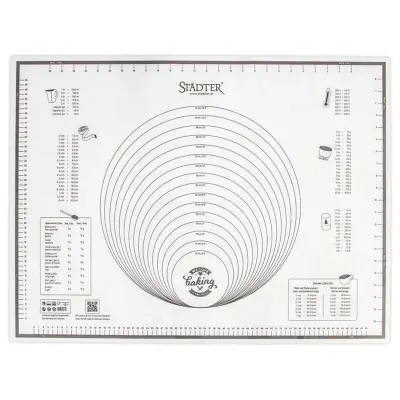 Städter Silikonmatte Mega 80×60 cm – die grosse Arbeitsunterlage für Backen und Modellieren | miniSchoggi