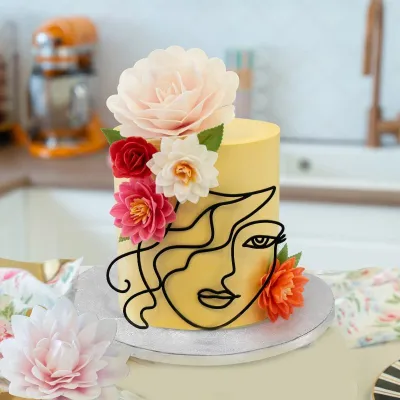 Fiori di loto colorati in carta commestibile, 15 pezzi