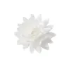 Chrysanthèmes blancs en papier à manger Ø 5.5 cm, 18 pièces