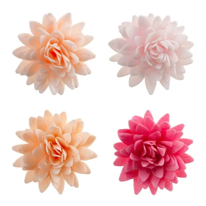 Mélange de chrysanthèmes en papier à manger Ø 5.5 cm, 18 pièces