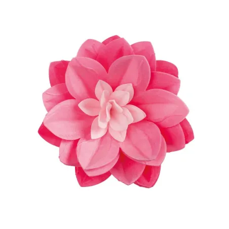 Nénuphar rose en papier alimentaire, Ø 14 cm