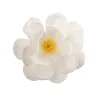 Fleur blanche en papier à manger Ø 12 cm, 1 pièce