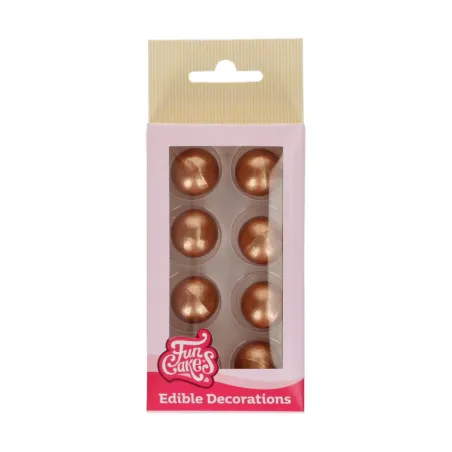 FunCakes Perle di cioccolato croccante – Perle di cioccolato lucide per un look lussuoso