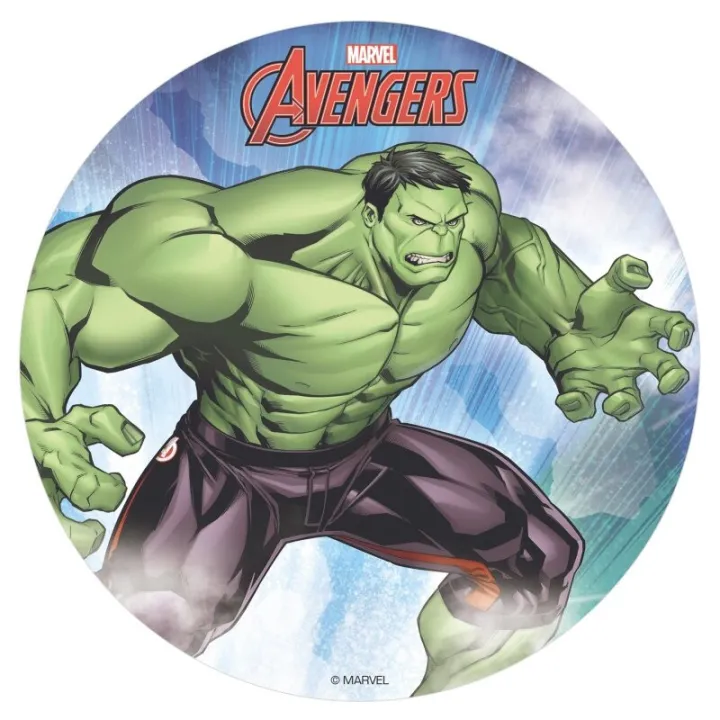 Disque azyme en Papier à manger Hulk, Ø 20 cm