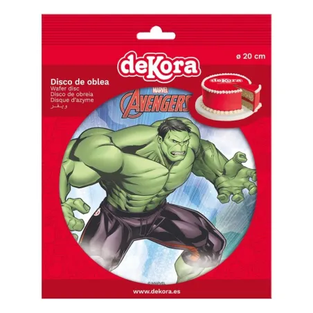 Disque azyme en Papier à manger Hulk, Ø 20 cm