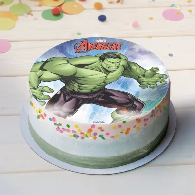 Disque azyme en Papier à manger Hulk, Ø 20 cm