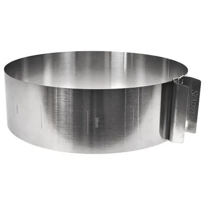 Städter Tortenring verstellbar 15–30 cm, 9 cm hoch – für hohe Torten und mehrstöckige Kreationen | miniSchoggi
