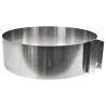 Städter Cercle à tarte réglable 15–30 cm, 9 cm de hauteur – pour gâteaux hauts et créations à plusieurs étages | miniSchoggi