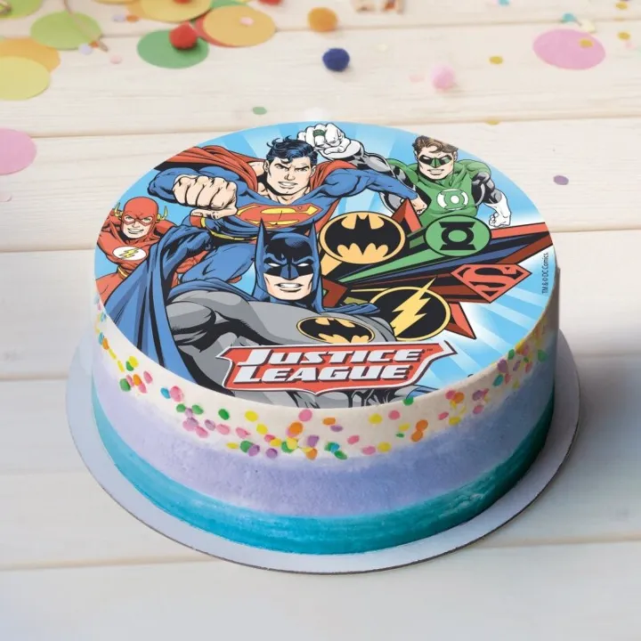 Tortenaufleger "Justice League", Ø 20 cm