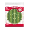 Cake topper made of edible paper Football field, Ø 15.5 cm