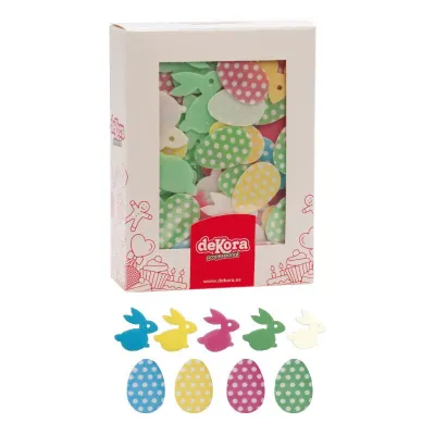 Topper di carta commestibile pasquale, 9 motivi