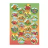 Dinosaur edible paper topper, Ø 3.4 cm