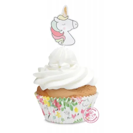 24 Cupcake Einhorntopper, Geburtstagsfest
