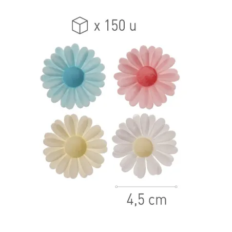Daisies made from edible paper Ø 4.5 cm, 150 pieces