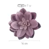 Lilafarbene Seerose aus Esspapier, Ø 14 cm