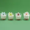 Bunte Blümchen aus Esspapier Ø 3.5 cm, 35 Stück