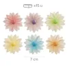 Gänseblümchen Mix aus Esspapier Ø 7 cm, 15 Stück