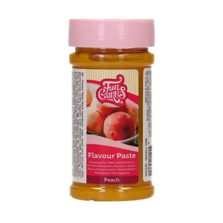 Pasta aromatizzante pesca, 120 g per dessert squisiti