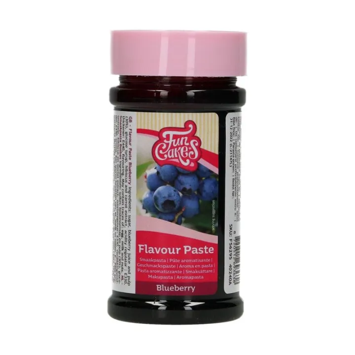 Blueberry flavor paste, 120 g for delicious desserts