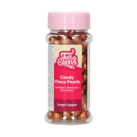 FunCakes Perle di cioccolato croccante – Perle di cioccolato brillanti per un look lussuoso