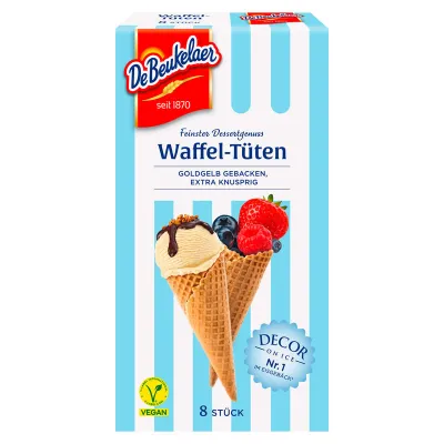 DeBeukelaer Cornet-Waffeln, 8 Stück