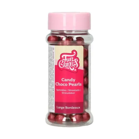 FunCakes Perle di cioccolato croccante – Perle di cioccolato lucide per un look lussuoso