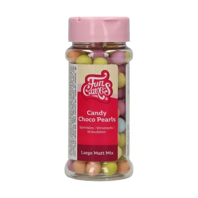 FunCakes Perle di cioccolato croccante – Perle di cioccolato lucide per un look lussuoso