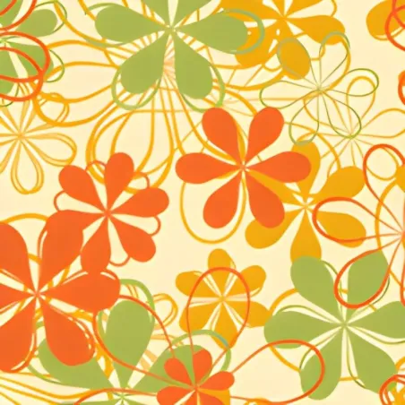 Spring flowers chocolate tattoo