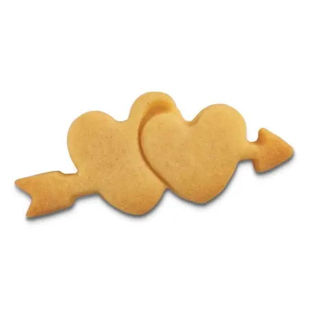 Emporte-pièce Cœurs avec flèche pour de délicieux biscuits