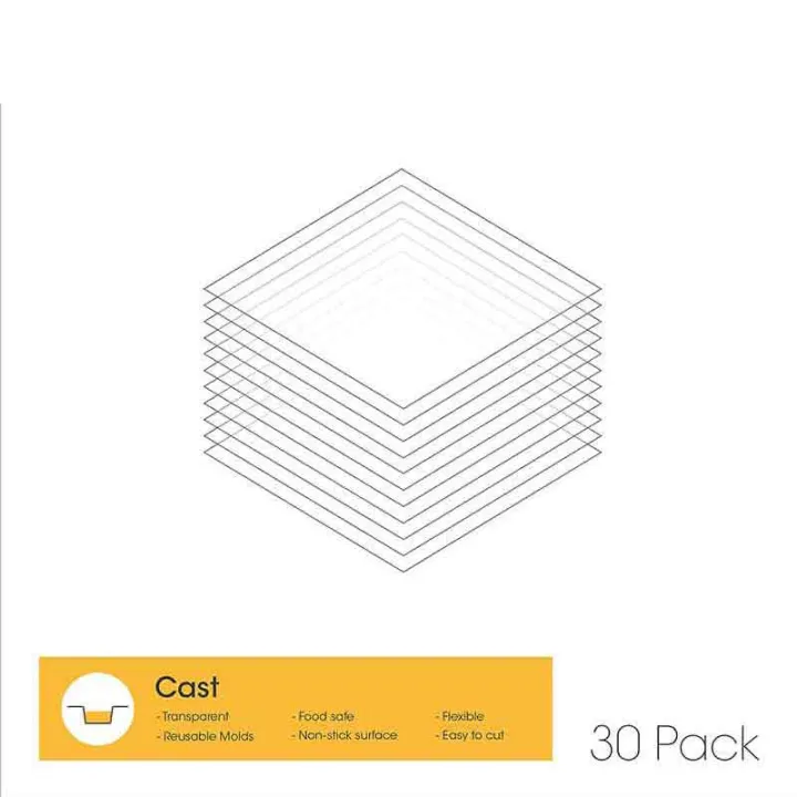 Foil for the thermoformer, transparent, 1 mm, 20 pieces