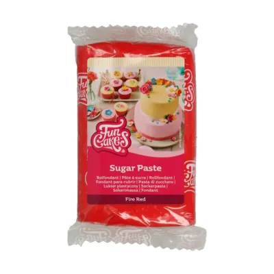 FunCakes Rollfondant Fire Red, 250 g