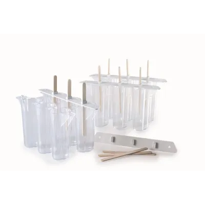 Set di stampi per cuori glacé, 24 stampi