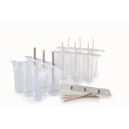 Set di stampi per cuori glacé, 24 stampi