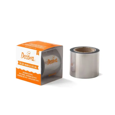 Film PVC pour bord de tarte Decora, 5 cm x 10 m