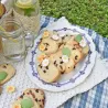 Décor en sucre fleurs jaunes & feuilles vertes, 13 pièces