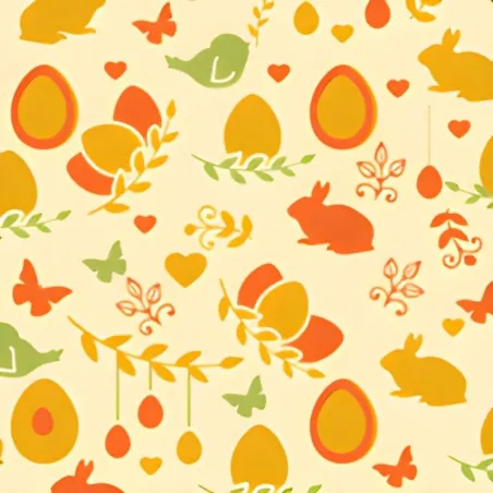 Chocolate tattoo Easter motif