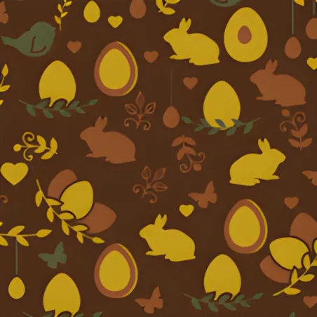 Chocolate tattoo Easter motif
