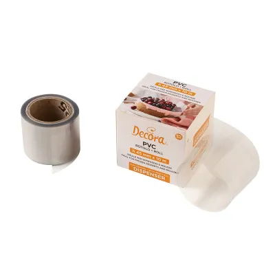 Film PVC pour bord de tarte Decora, 4,5 cm x 10 m