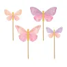 Cupcakes topper farfalle, 12 pezzi