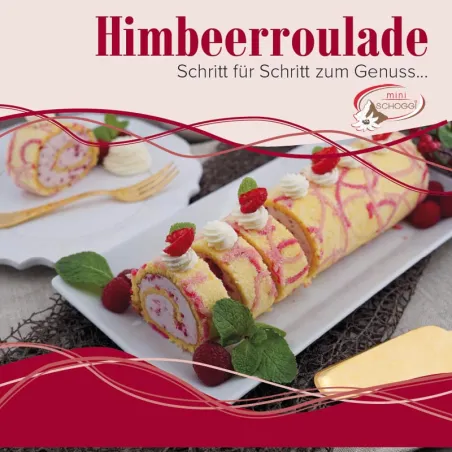 Livret de recettes de roulé aux framboises