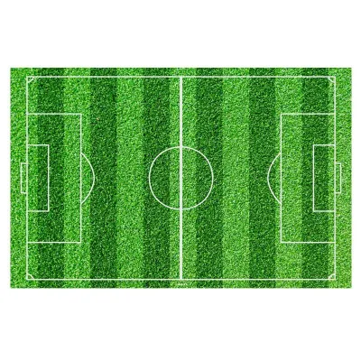 Terrain de foot en papier fondant, 29 x 20 cm