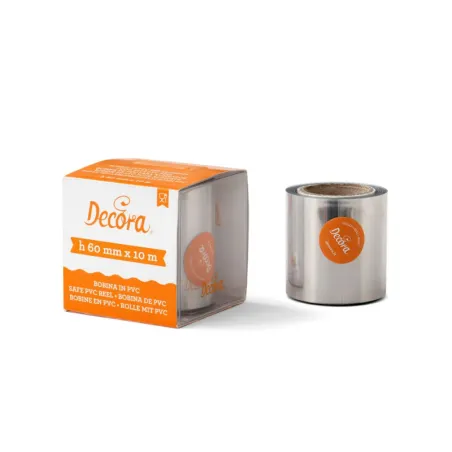 Pellicola per bordi in PVC Decora, 6 cm x 10 m