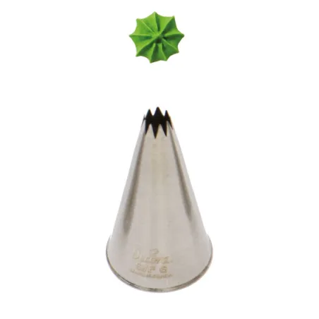 French star nozzle 6 mm