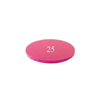 Tortenplatte Rund extra stark Pink Ø 25 cm