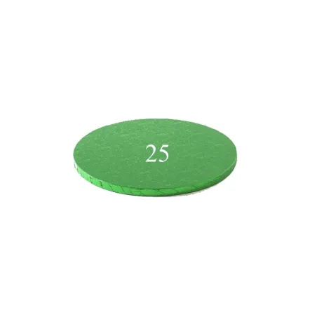 Piatto torta rotondo verde extra forte Ø 25 cm