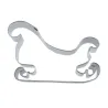 Cookie cutter sleigh for delicious Guetzli