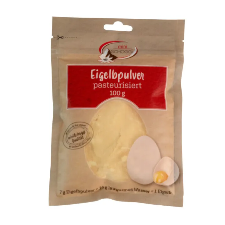 Pasteurisiertes Eigelbpulver, 100 g für süsse Leckereien